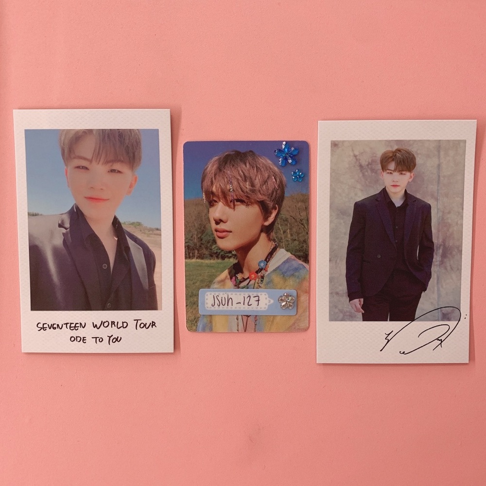 Seventeen Woozi Ode to You Polaroids